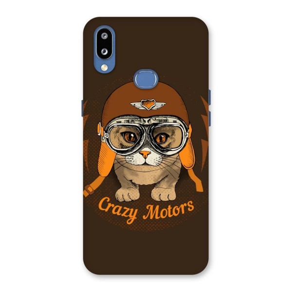 Crazy cat Back Case for Galaxy M01s