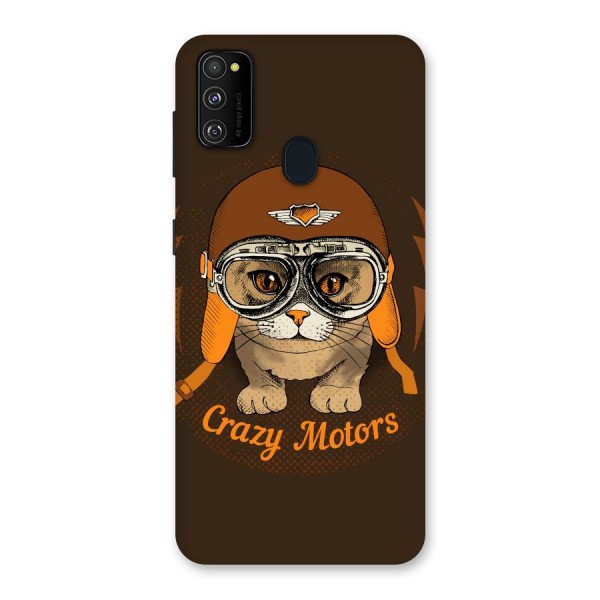 Crazy cat Back Case for Galaxy M21