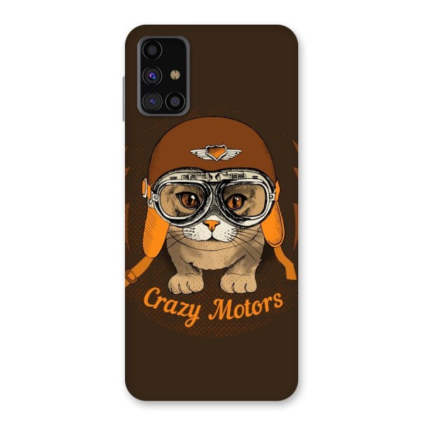 Crazy cat Back Case for Galaxy M31s