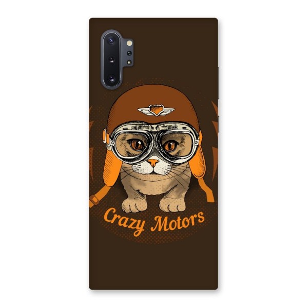 Crazy cat Back Case for Galaxy Note 10 Plus