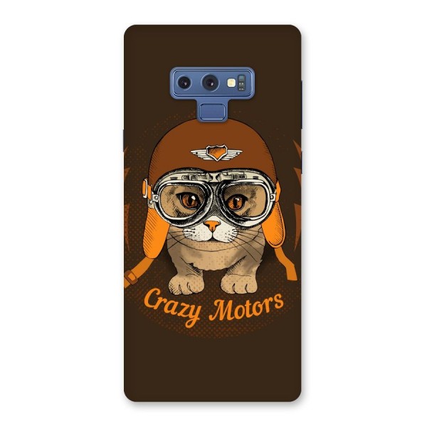 Crazy cat Back Case for Galaxy Note 9