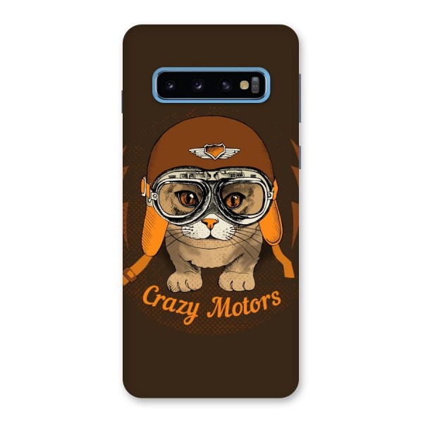 Crazy cat Back Case for Galaxy S10