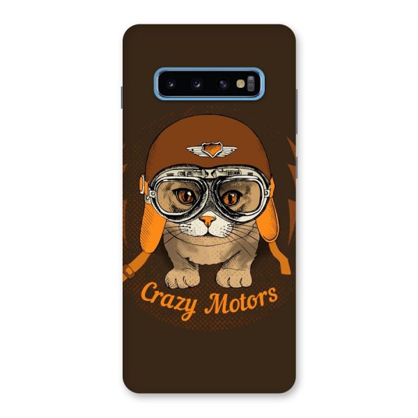 Crazy cat Back Case for Galaxy S10 Plus