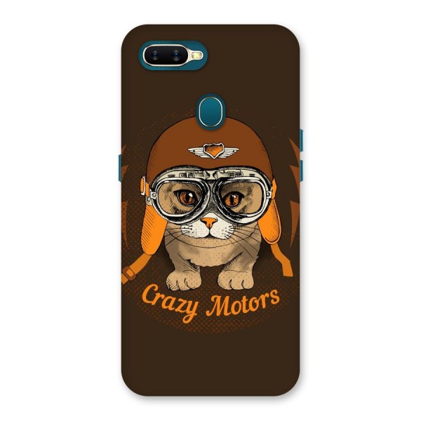 Crazy cat Back Case for Oppo A12