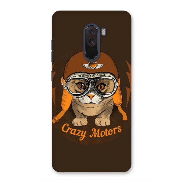 Crazy cat Back Case for Poco F1