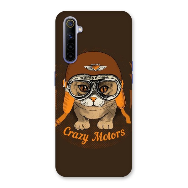 Crazy cat Back Case for Realme 6