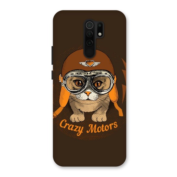 Crazy cat Back Case for Redmi 9 Prime