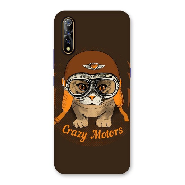 Crazy cat Back Case for Vivo S1