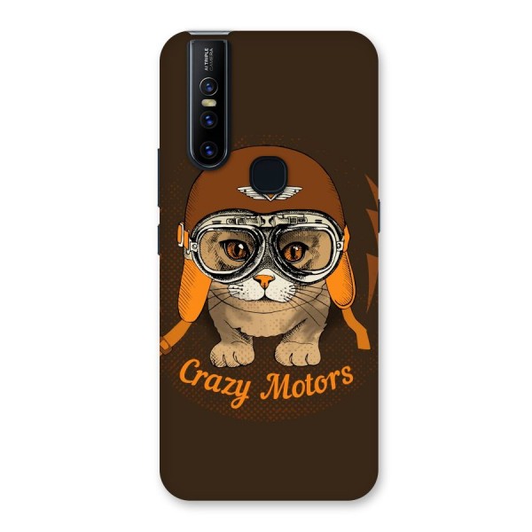 Crazy cat Back Case for Vivo V15