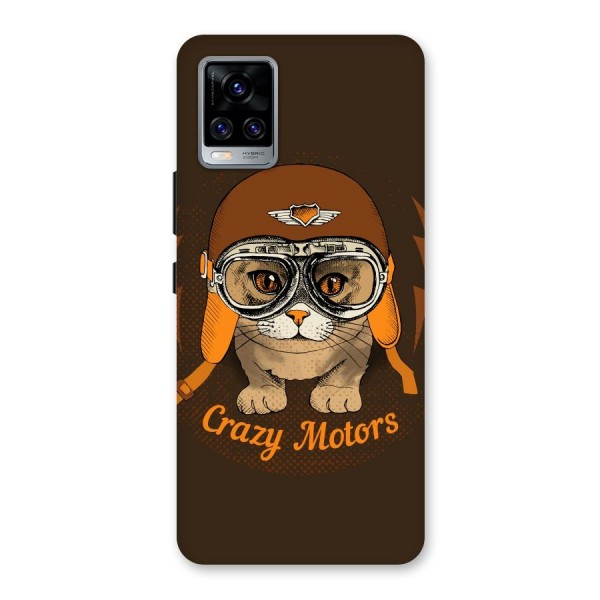 Crazy cat Back Case for Vivo V20 Pro