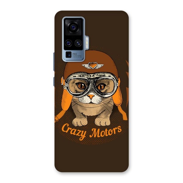 Crazy cat Back Case for Vivo X50 Pro