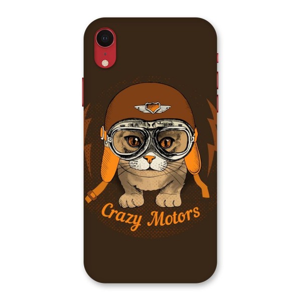 Crazy cat Back Case for iPhone XR