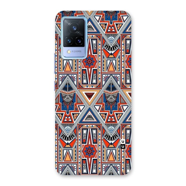 Creative Aztec Art Back Case for Vivo V21 5G