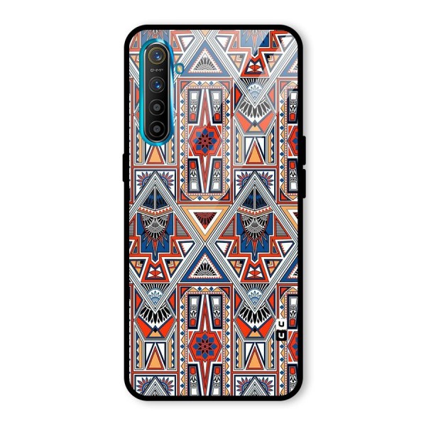 Creative Aztec Art Glass Back Case for Realme XT