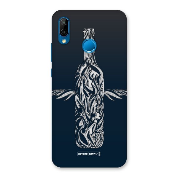 Creative Bottle Back Case for Huawei P20 Lite