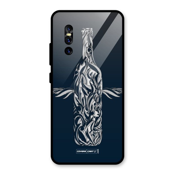 Creative Bottle Glass Back Case for Vivo V15 Pro