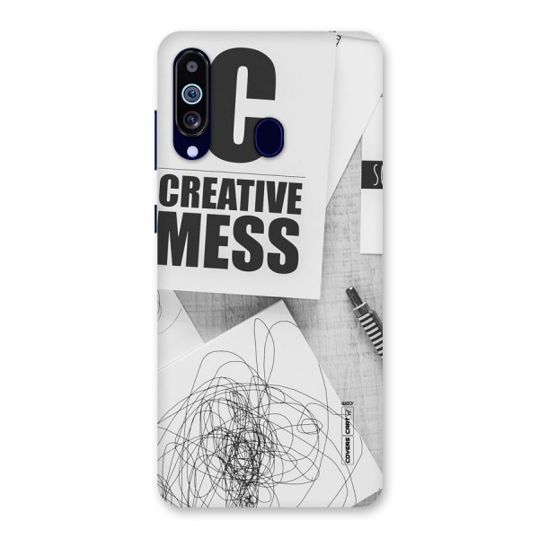 Creative Mess Back Case for Galaxy A60