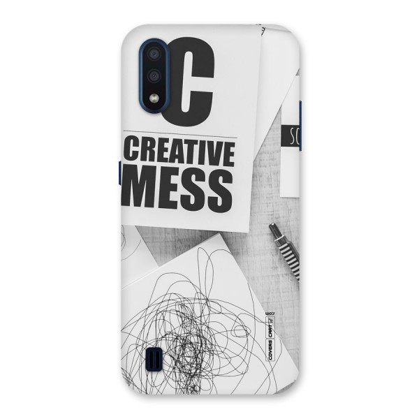 Creative Mess Back Case for Galaxy M01