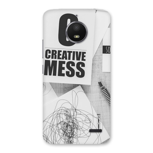 Creative Mess Back Case for Moto E4