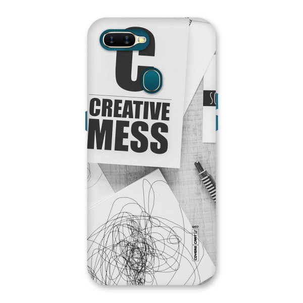 Creative Mess Back Case for Oppo A12