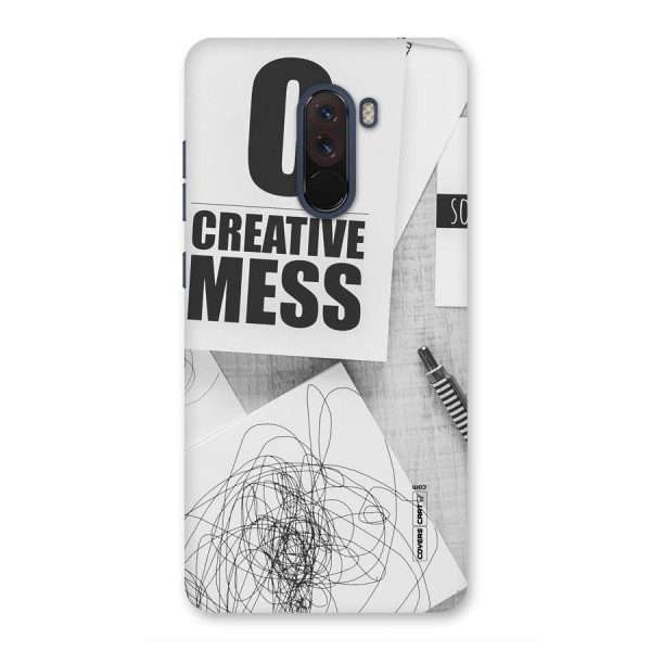 Creative Mess Back Case for Poco F1