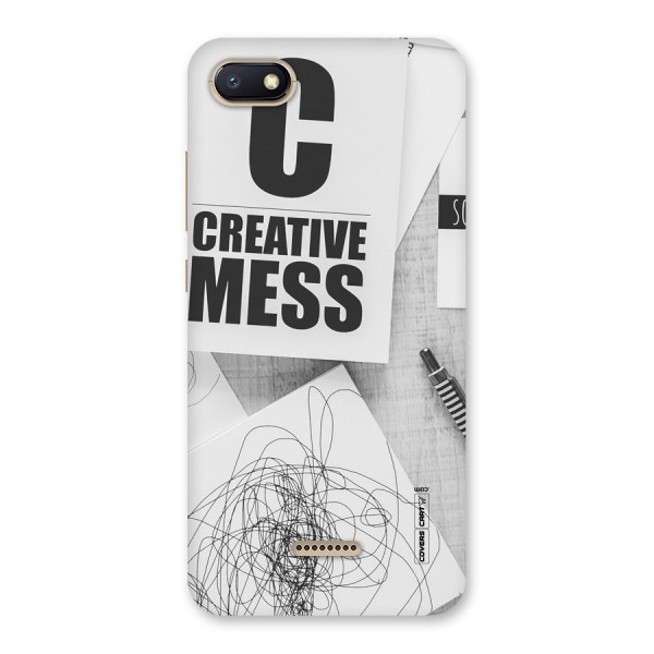 Creative Mess Back Case for Redmi 6A