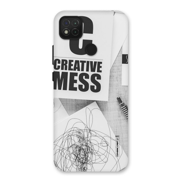 Creative Mess Back Case for Redmi 9C