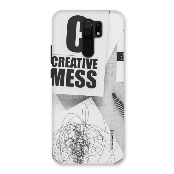 Creative Mess Back Case for Redmi 9 Prime