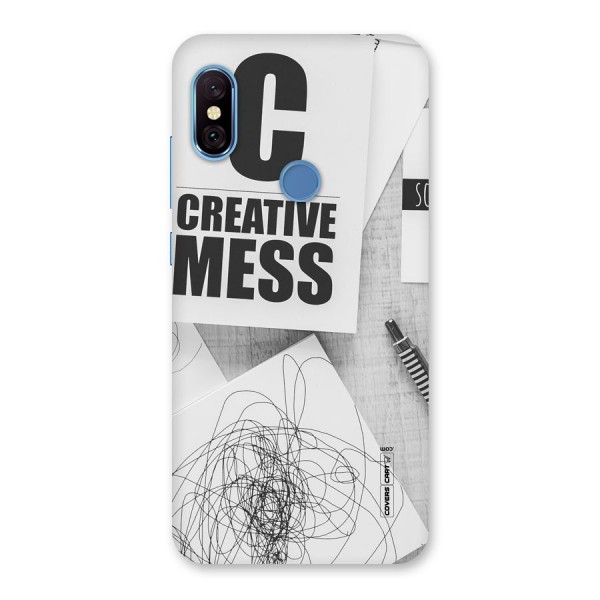 Creative Mess Back Case for Redmi Note 6 Pro