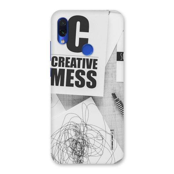 Creative Mess Back Case for Redmi Note 7