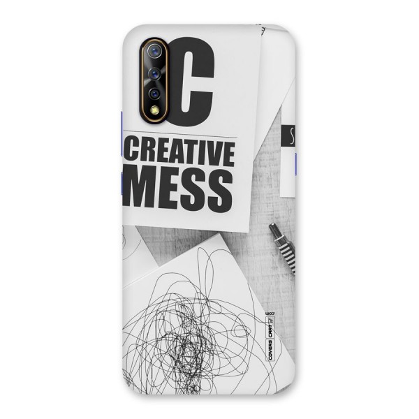 Creative Mess Back Case for Vivo S1