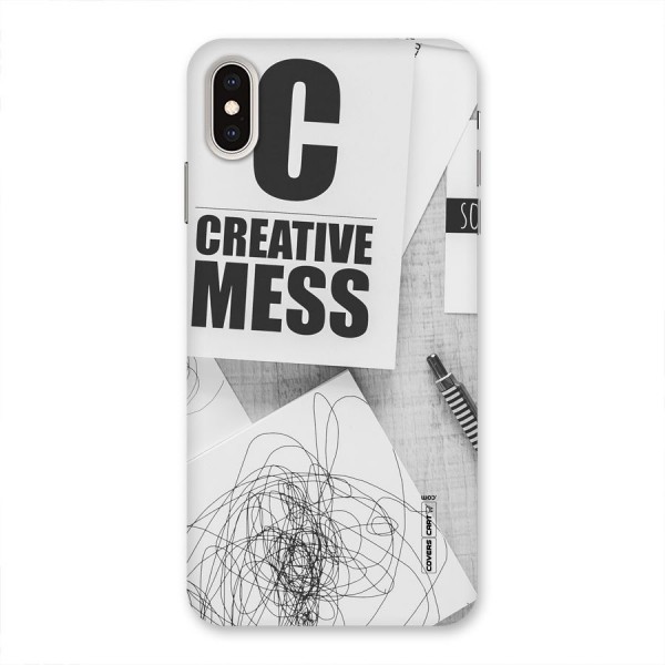 Creative Mess Back Case for iPhone XS Max