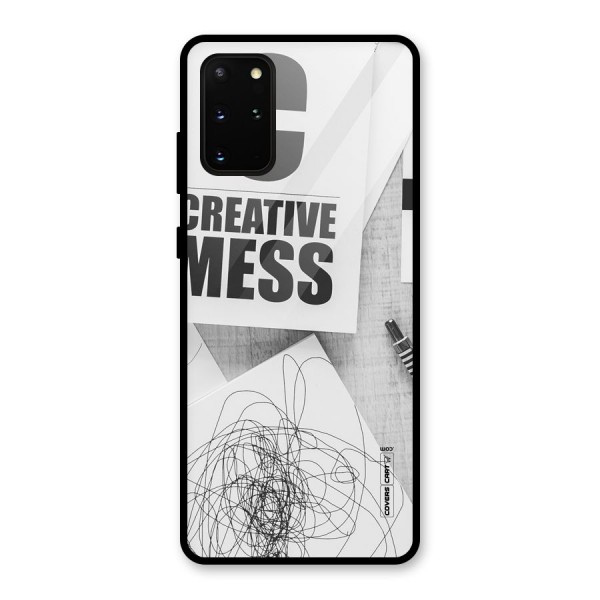 Creative Mess Glass Back Case for Galaxy S20 Plus