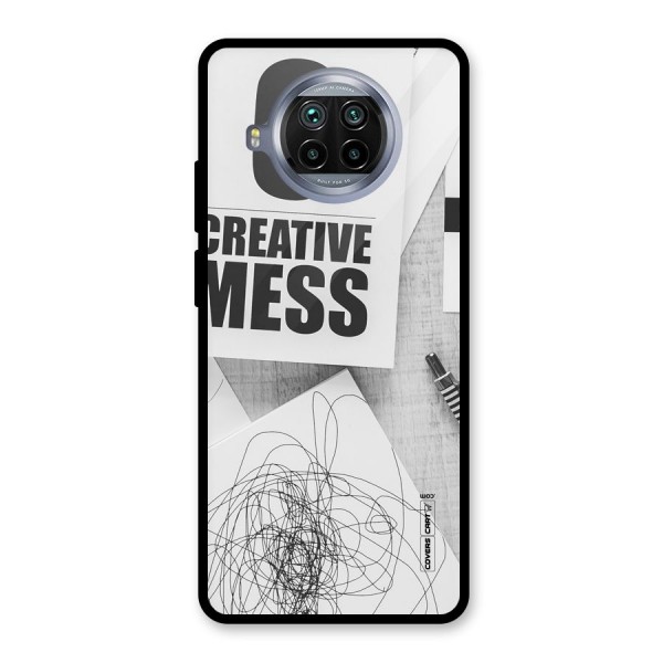 Creative Mess Glass Back Case for Mi 10i