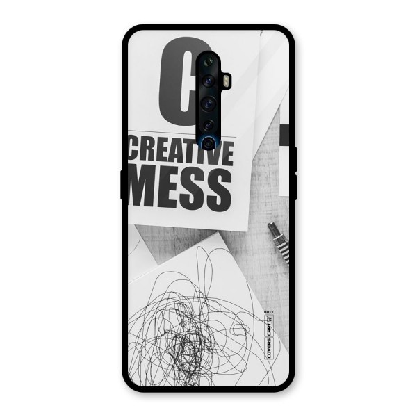 Creative Mess Glass Back Case for Oppo Reno2 Z