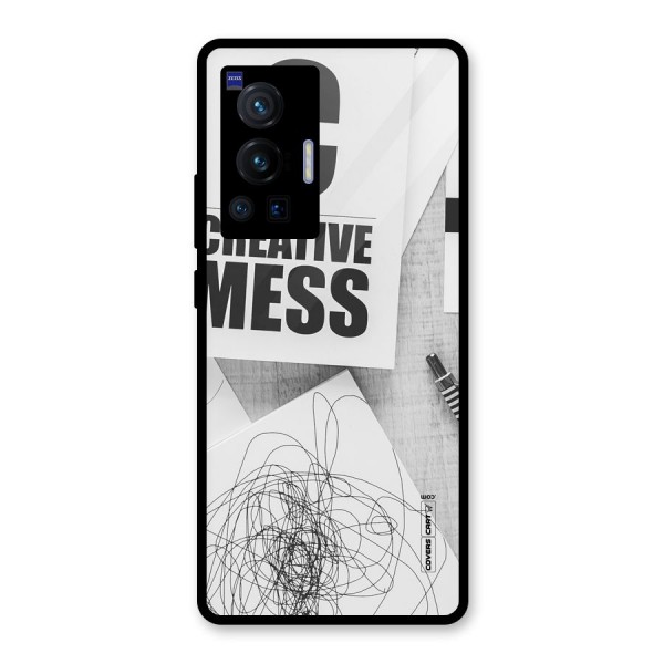 Creative Mess Glass Back Case for Vivo X70 Pro