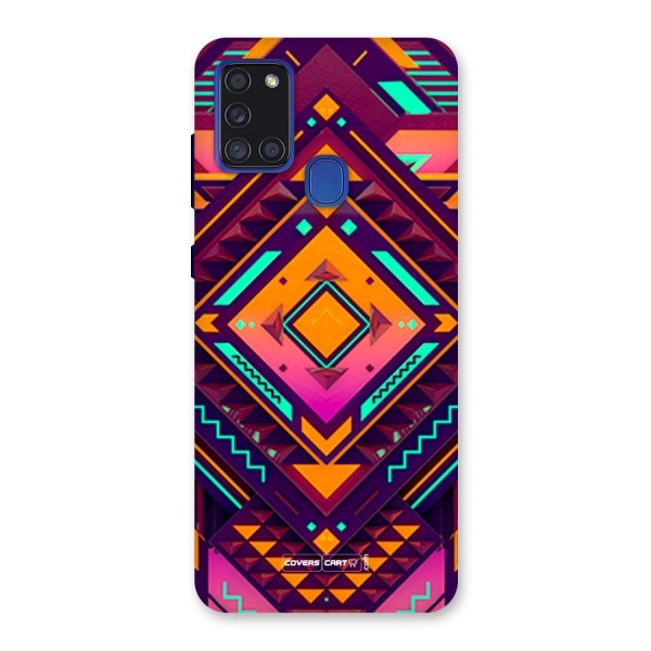 Creative Rhombus Back Case for Galaxy A21s