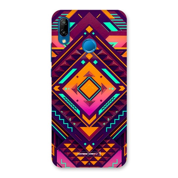 Creative Rhombus Back Case for Huawei P20 Lite