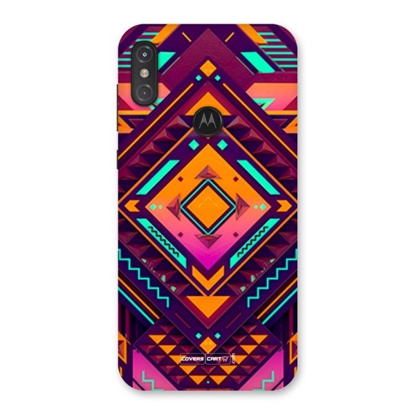 Creative Rhombus Back Case for Motorola One Power