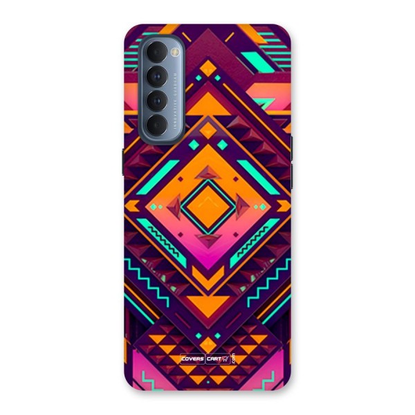 Creative Rhombus Back Case for Reno4 Pro