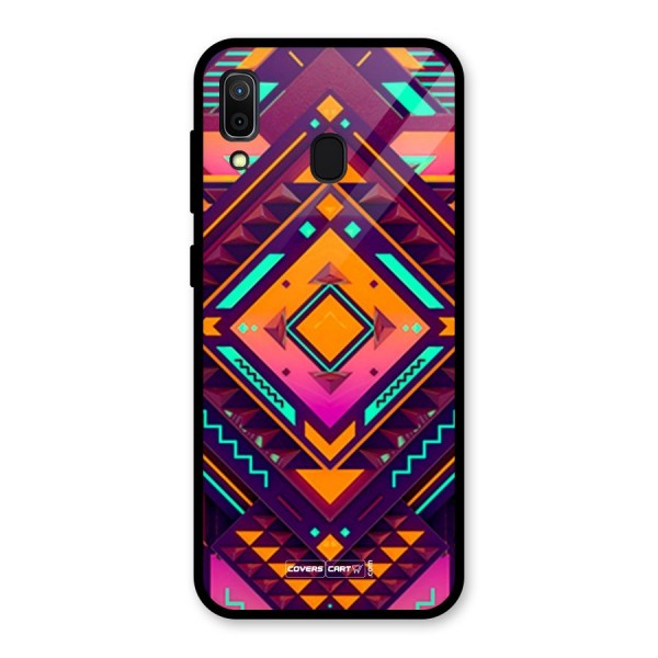 Creative Rhombus Glass Back Case for Galaxy A30