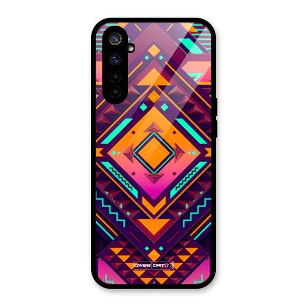 Creative Rhombus Glass Back Case for Realme 6i