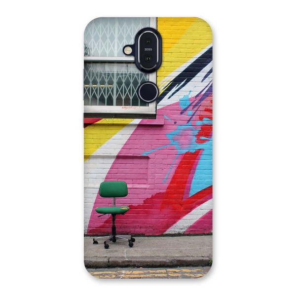 Creative Wall Art Back Case for Nokia 8.1