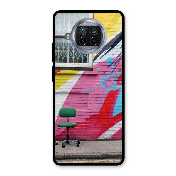 Creative Wall Art Glass Back Case for Mi 10i