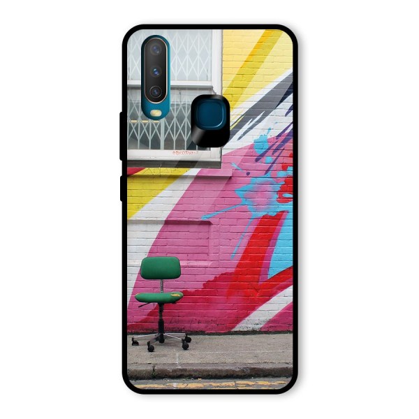 Creative Wall Art Glass Back Case for Vivo Y15