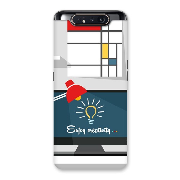 Creative Workspace Design Back Case for Galaxy A80