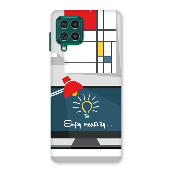 Creative Workspace Design Back Case for Galaxy F62