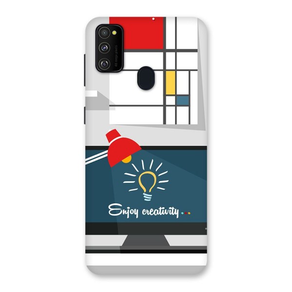 Creative Workspace Design Back Case for Galaxy M21