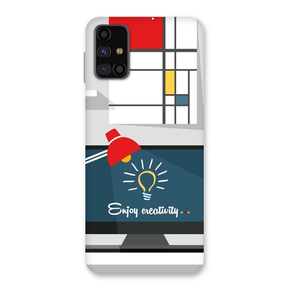 Creative Workspace Design Back Case for Galaxy M31s