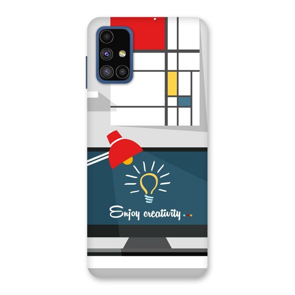 Creative Workspace Design Back Case for Galaxy M51